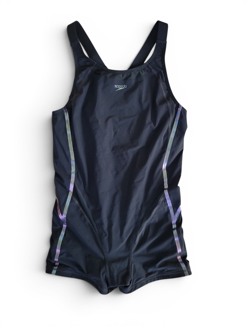 Speedo Power Plus LZR One Piece Legsuit Swimsuit in Black - Picture 2 of 16